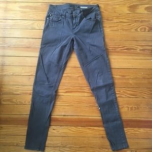 Lovesick "The Skinny" grey mid-rise jeans size 7